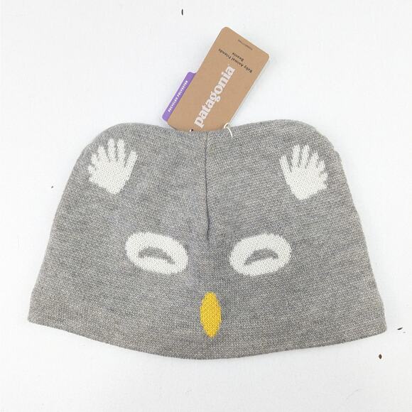 Patagonia Baby Animal Friends Beanie - Owl - 12-24 Months - Picture 1 of 4
